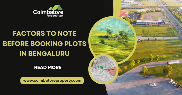 Factors to note before booking plots in Bengaluru